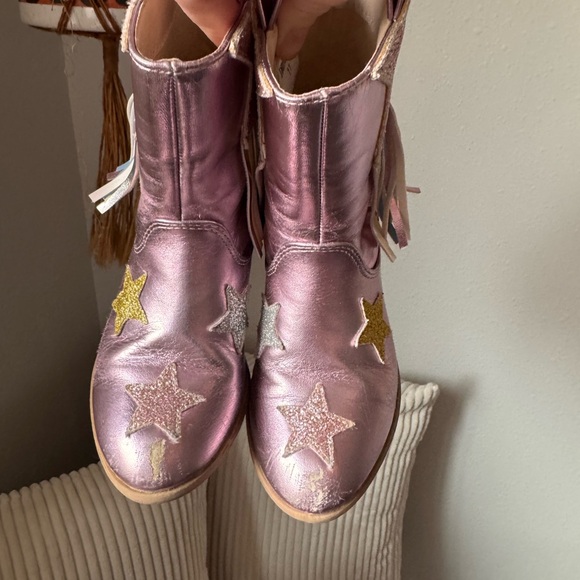 Pink Star Embellished Boots - Picture 2 of 6